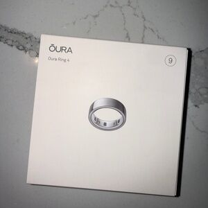 New Oura Ring 4 - Size 9 - Silver